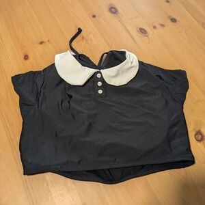 Hot Topic Black and White Button Down Shirt